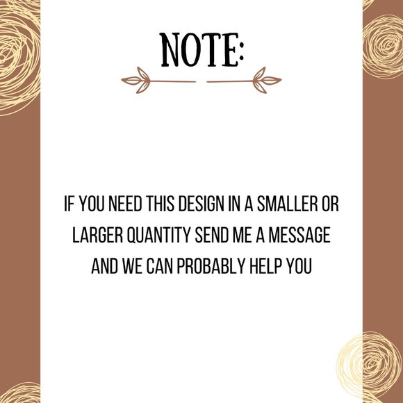 Peach & Green Floral Parisian Theme Thank You Card - Picture 8 of 8